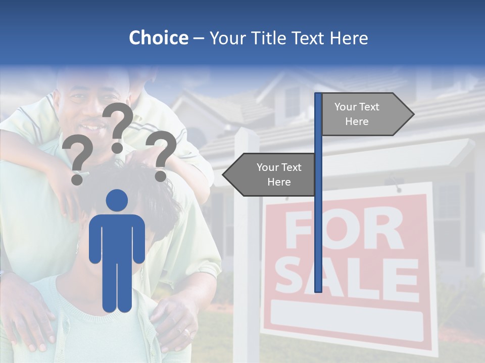 Touching Closeup Elder PowerPoint Template