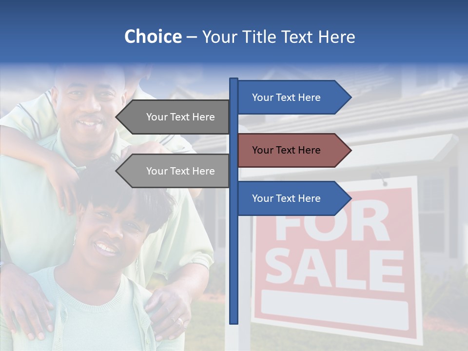 Touching Closeup Elder PowerPoint Template