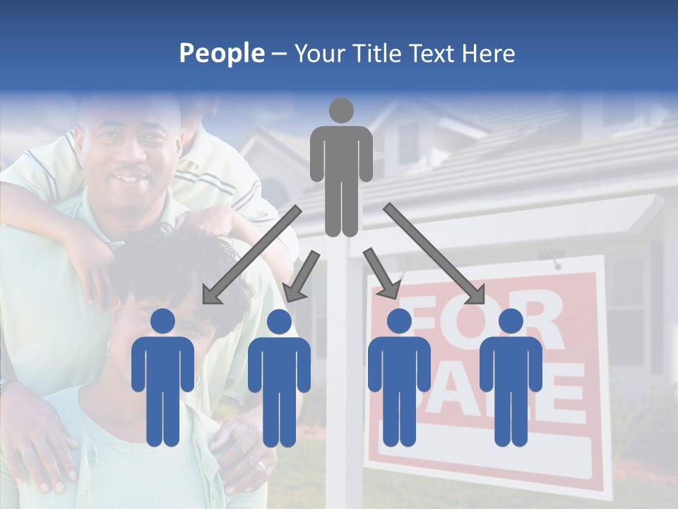 Touching Closeup Elder PowerPoint Template