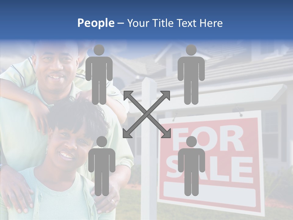 Touching Closeup Elder PowerPoint Template