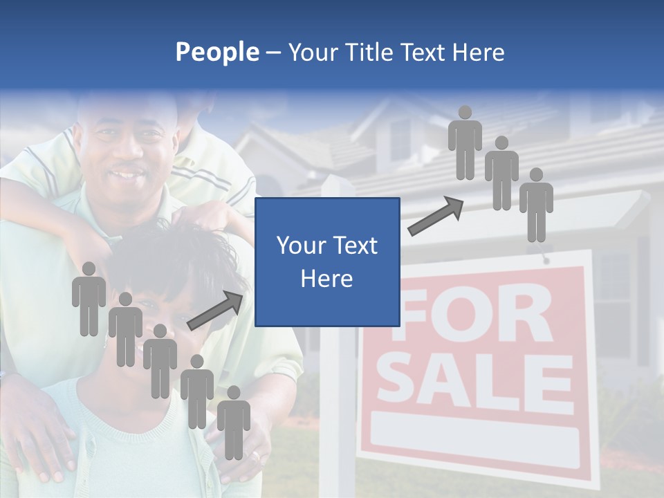 Touching Closeup Elder PowerPoint Template