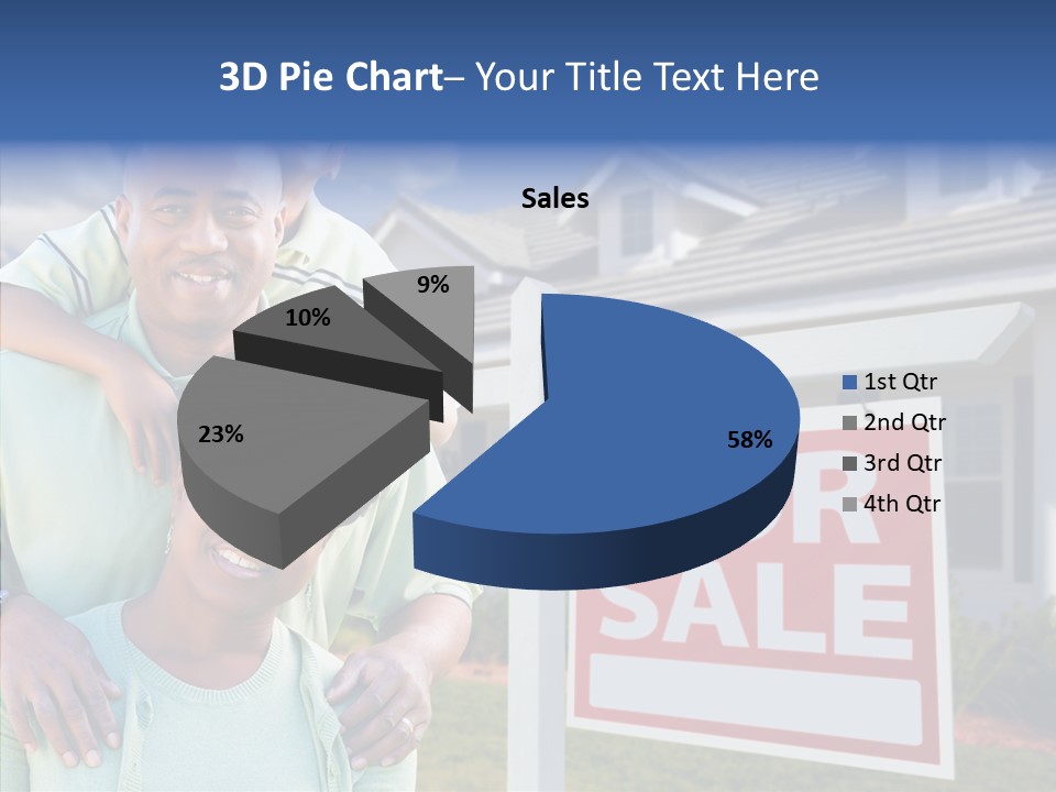 Touching Closeup Elder PowerPoint Template