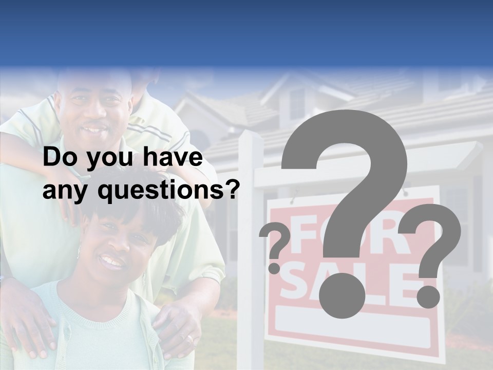 Touching Closeup Elder PowerPoint Template