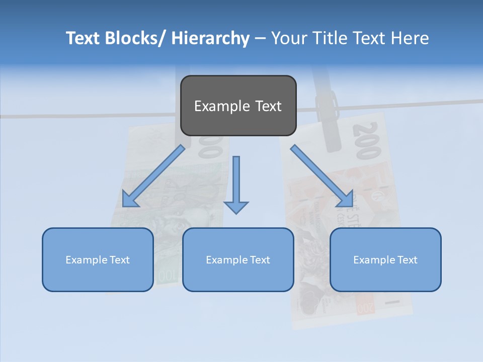 Helping Hand Elderly Hold PowerPoint Template