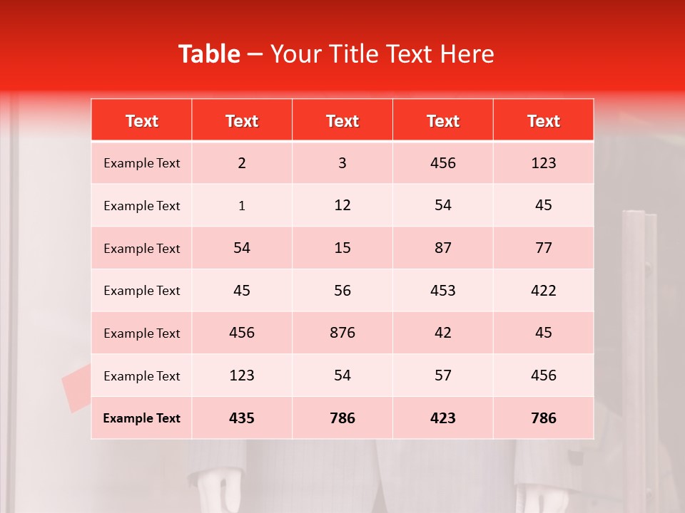 White Background Background Senior PowerPoint Template