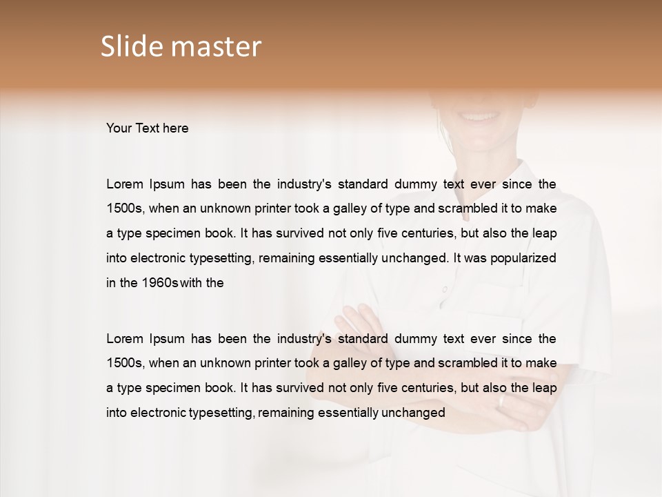 Hand Grandmother Elder PowerPoint Template