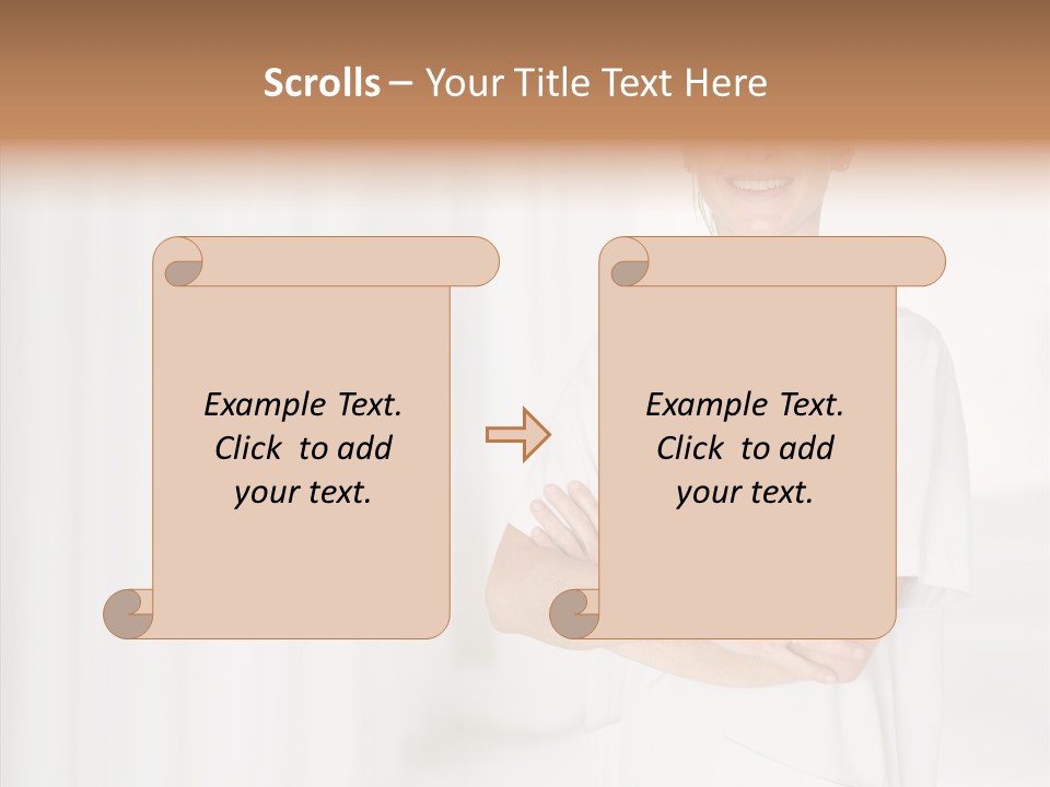 Hand Grandmother Elder PowerPoint Template