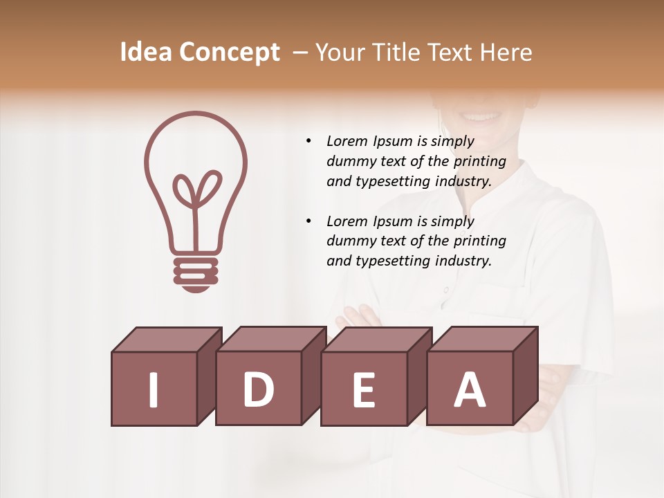 Hand Grandmother Elder PowerPoint Template