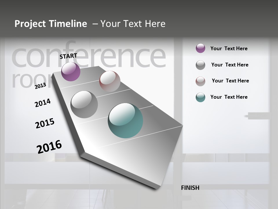Female Hand Hold PowerPoint Template