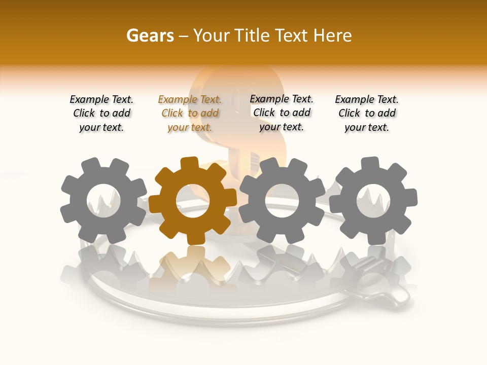 Aging Senior Close Up PowerPoint Template