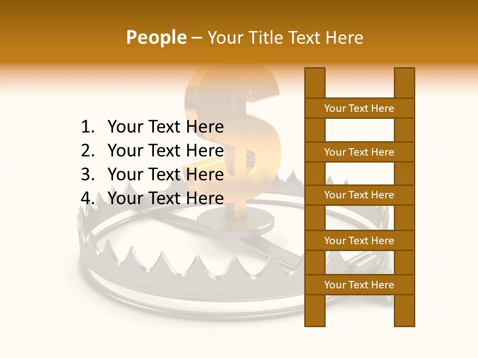 Aging Senior Close Up PowerPoint Template