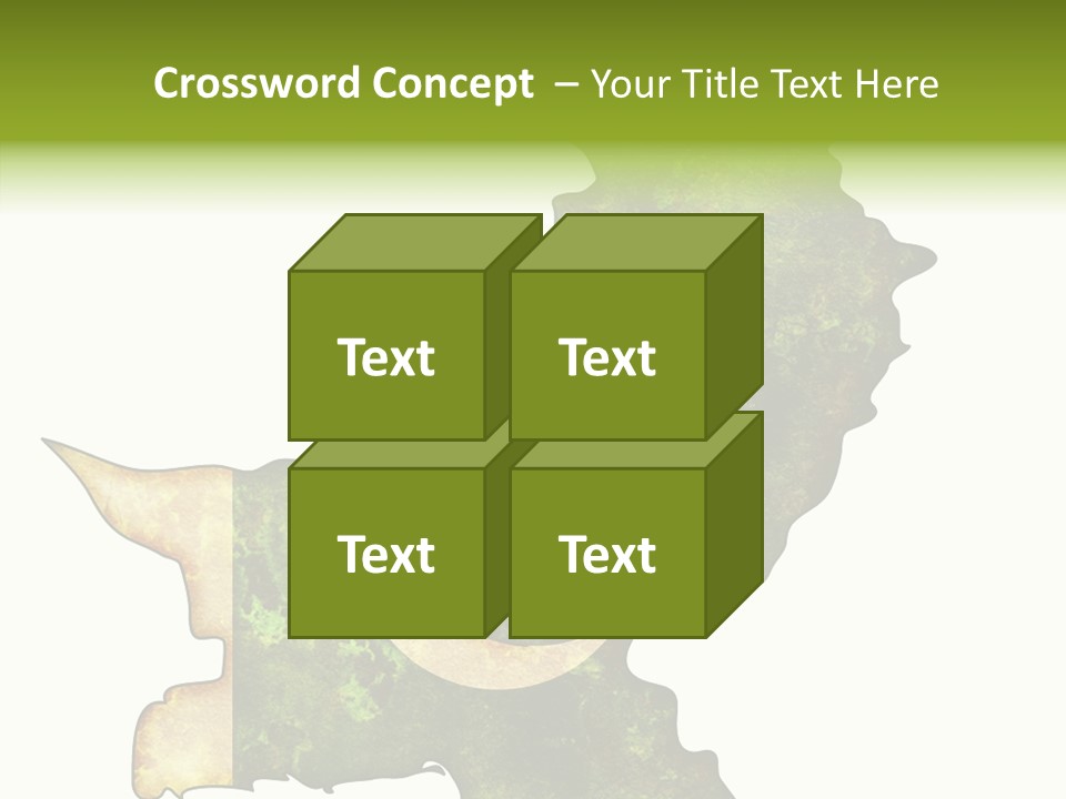 Touching Senior Elder PowerPoint Template