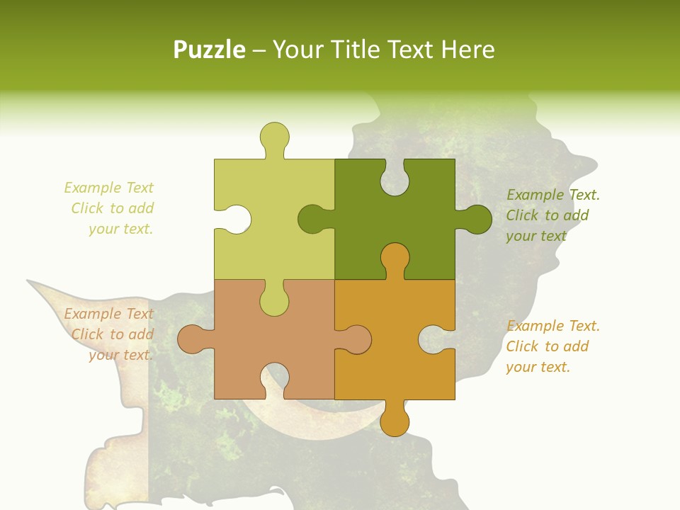 Touching Senior Elder PowerPoint Template