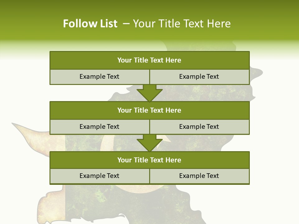 Touching Senior Elder PowerPoint Template