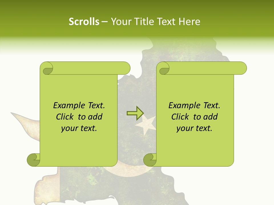 Touching Senior Elder PowerPoint Template