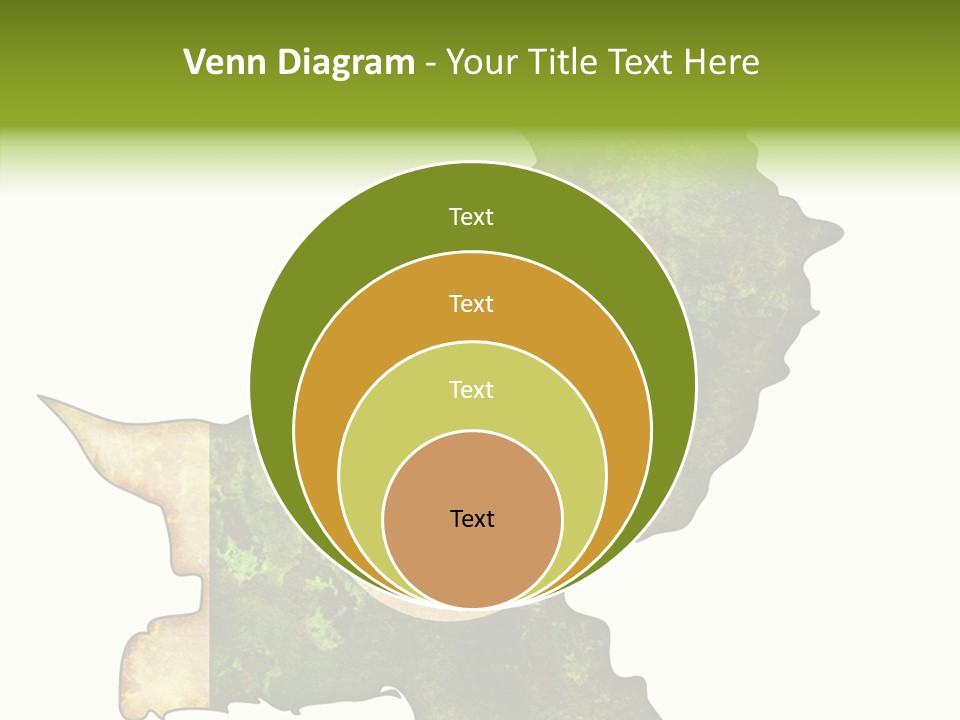 Touching Senior Elder PowerPoint Template