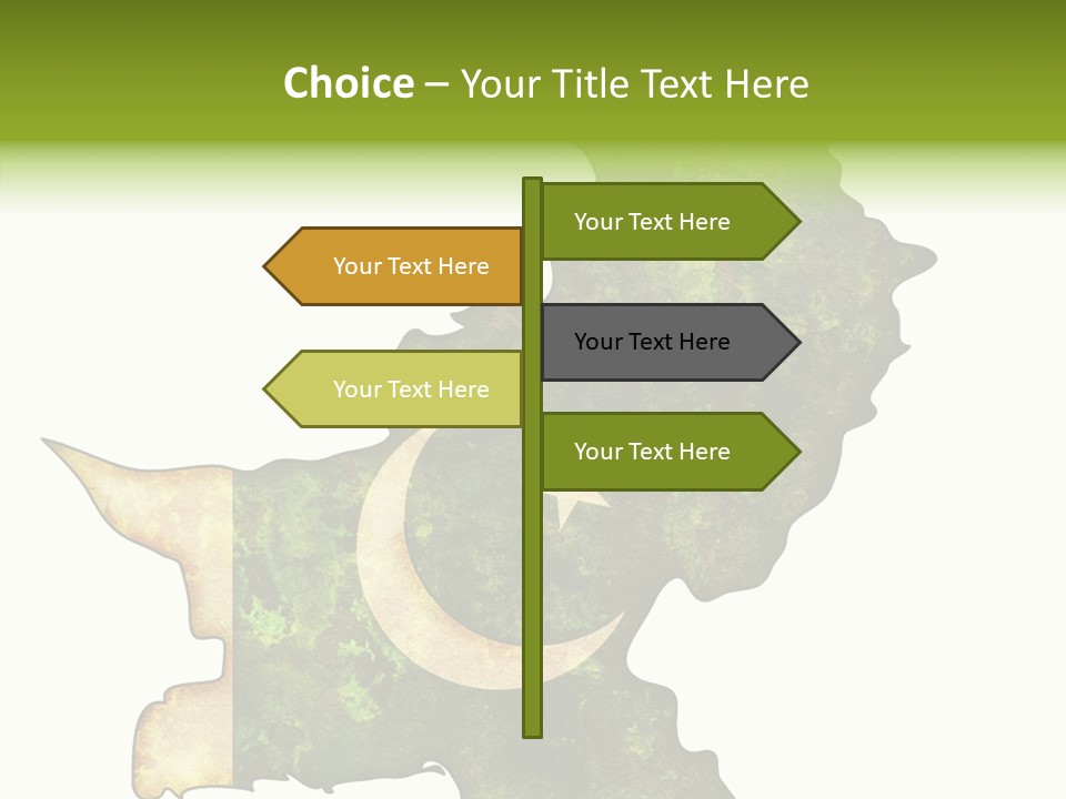 Touching Senior Elder PowerPoint Template