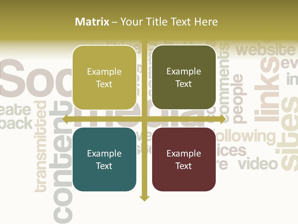 Elderly Young Elder PowerPoint Template