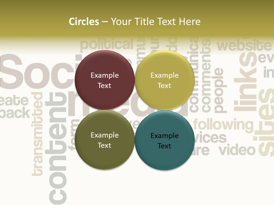 Elderly Young Elder PowerPoint Template