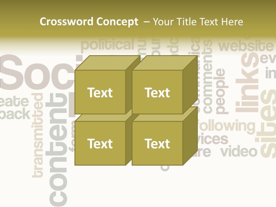 Elderly Young Elder PowerPoint Template
