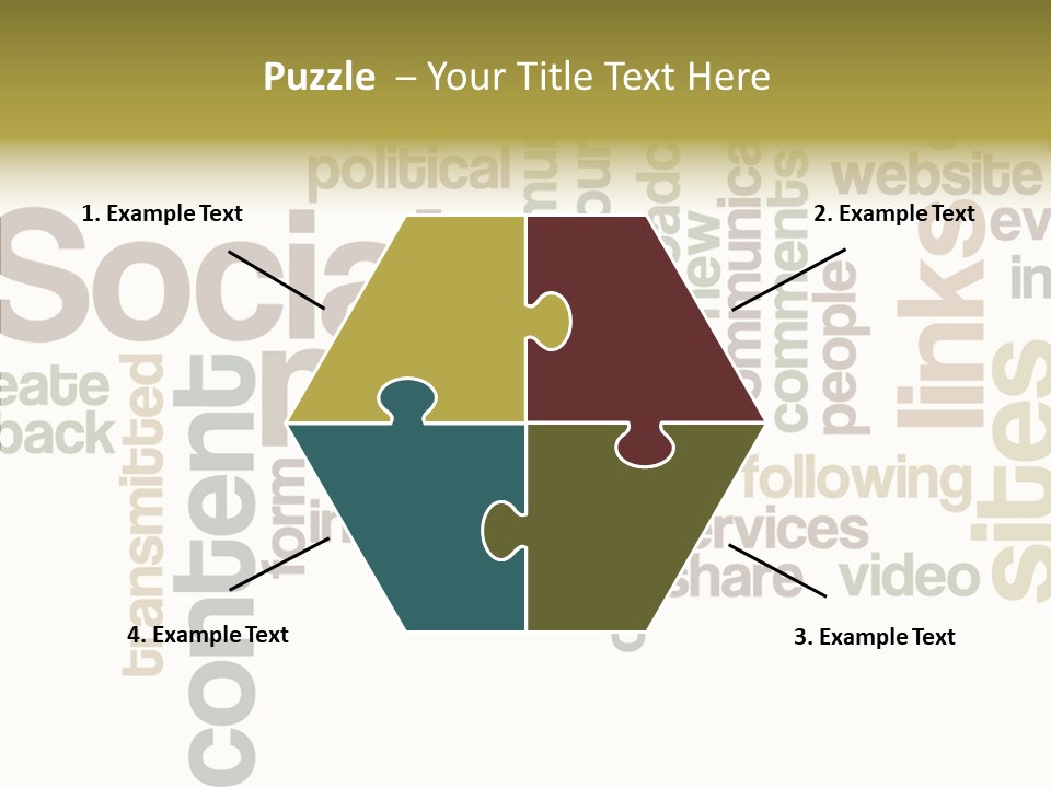 Elderly Young Elder PowerPoint Template