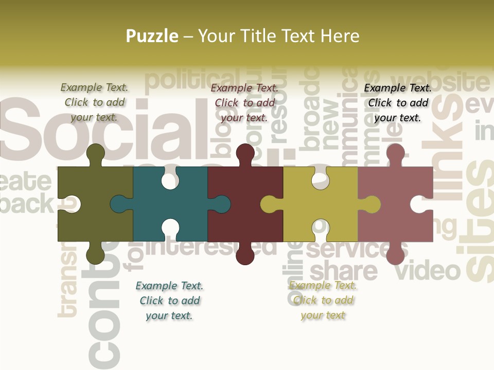 Elderly Young Elder PowerPoint Template