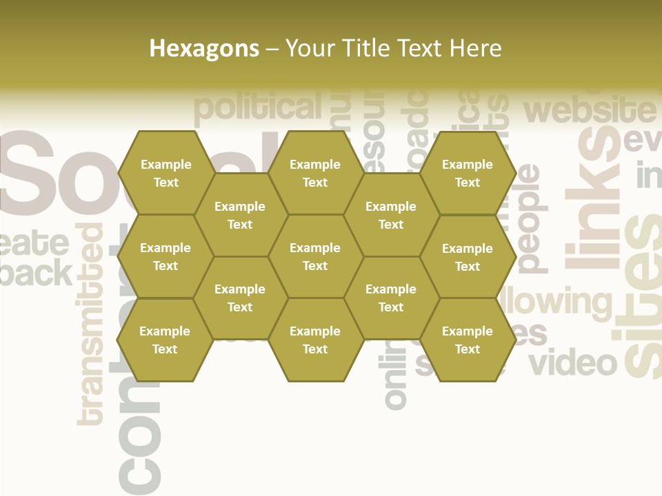 Elderly Young Elder PowerPoint Template