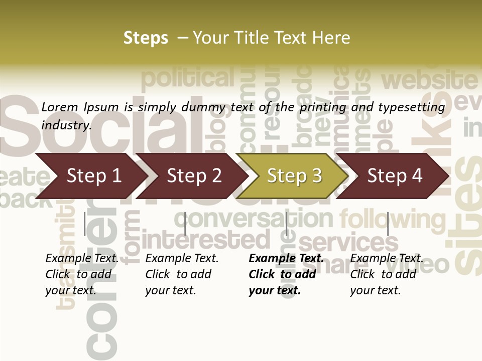 Elderly Young Elder PowerPoint Template