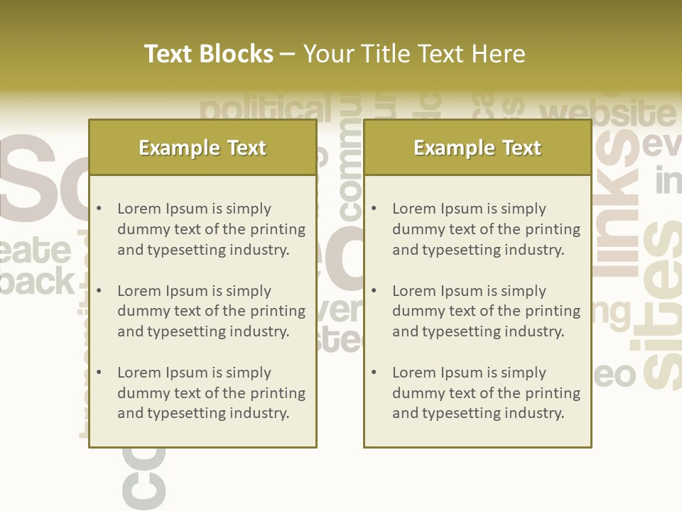 Elderly Young Elder PowerPoint Template