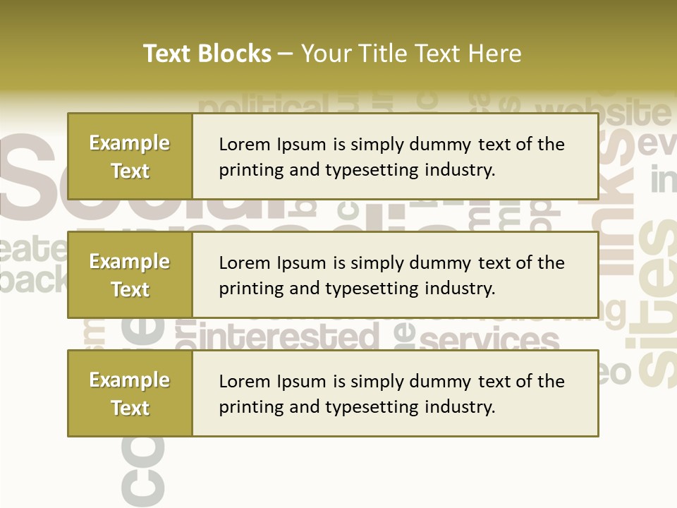 Elderly Young Elder PowerPoint Template