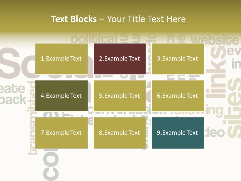 Elderly Young Elder PowerPoint Template