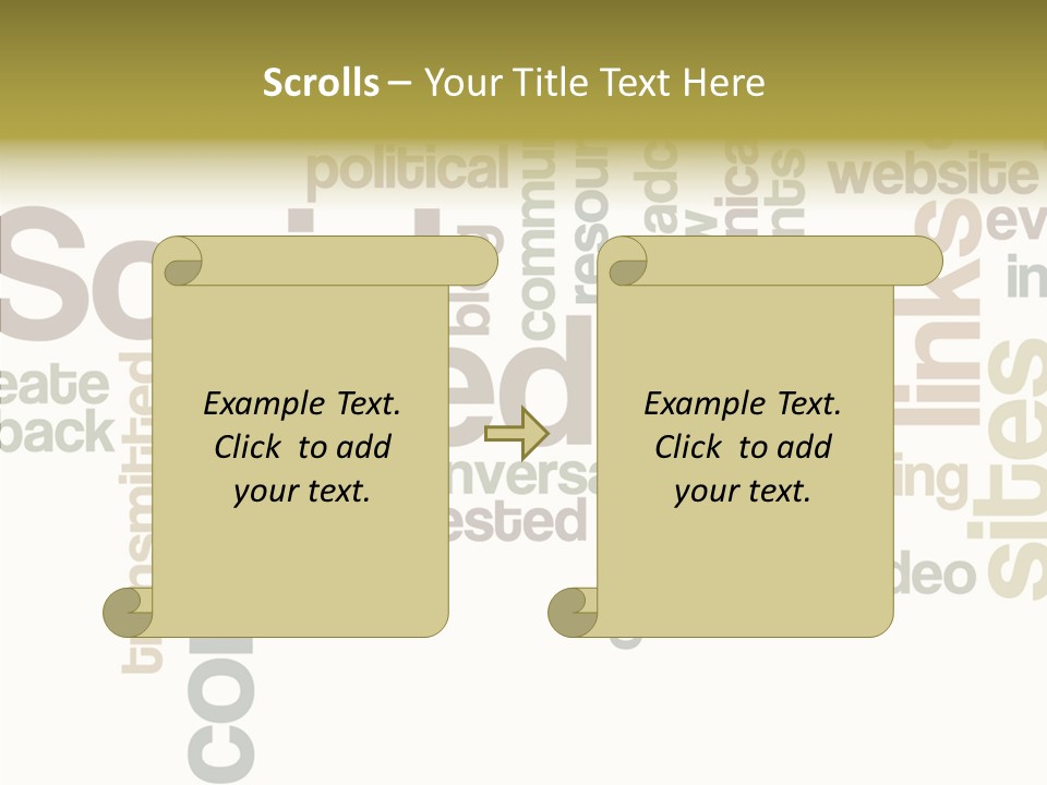 Elderly Young Elder PowerPoint Template