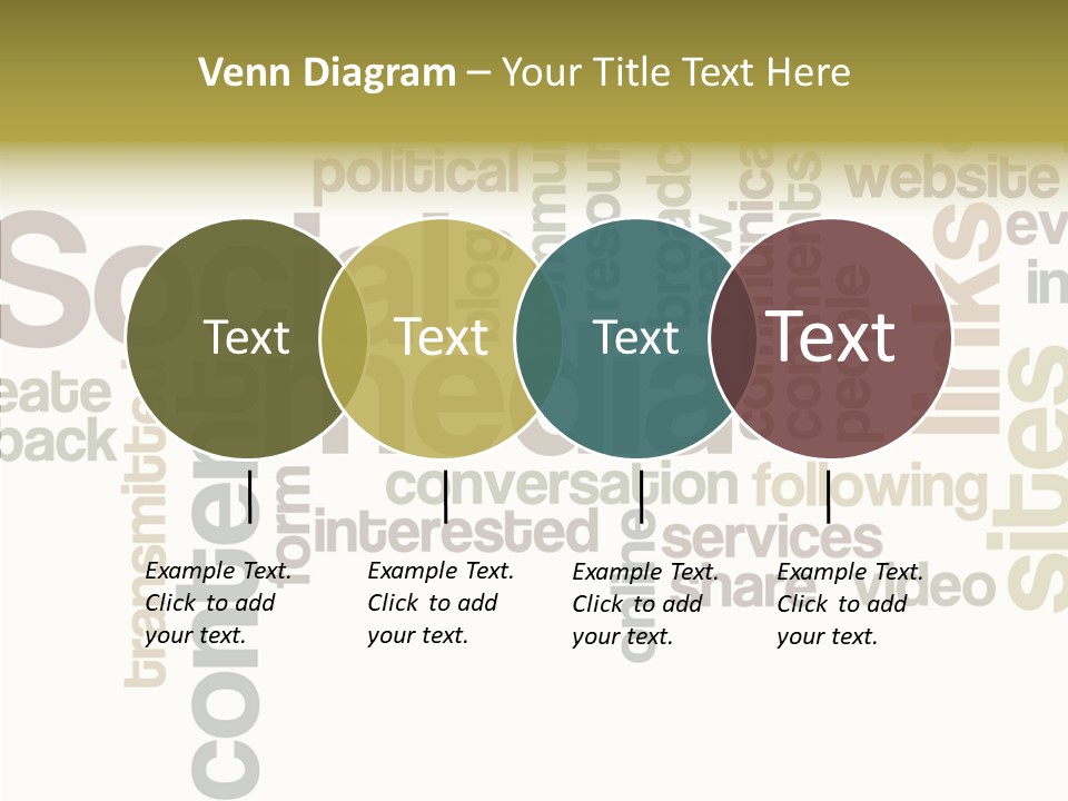 Elderly Young Elder PowerPoint Template