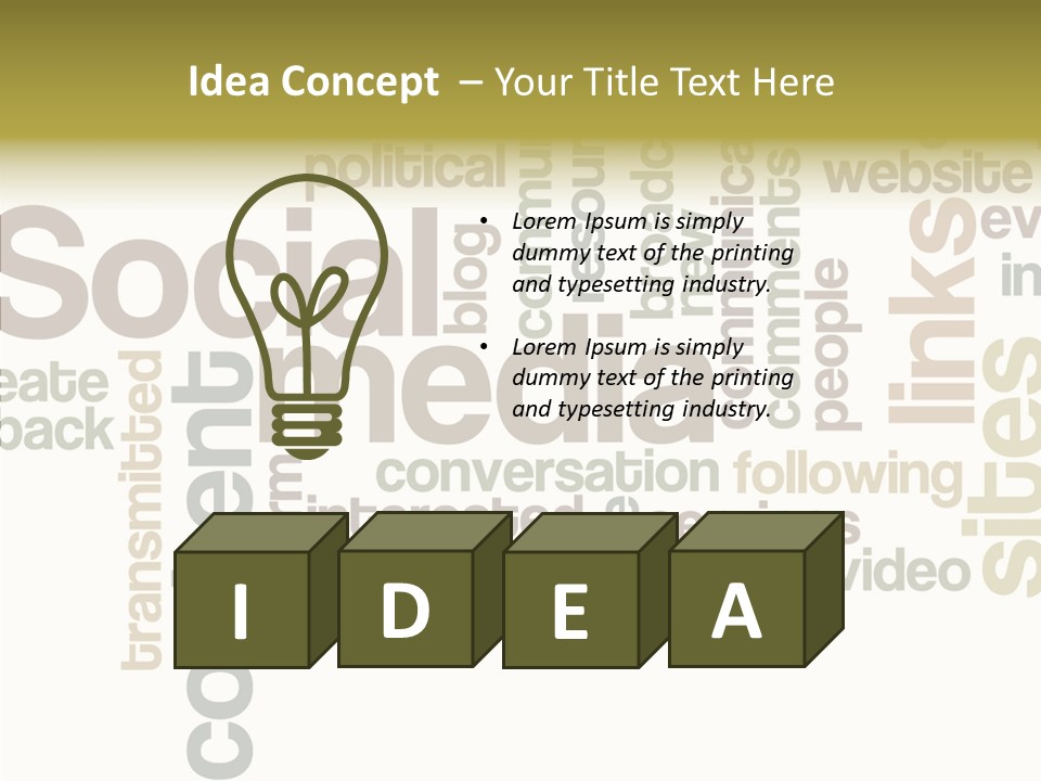 Elderly Young Elder PowerPoint Template