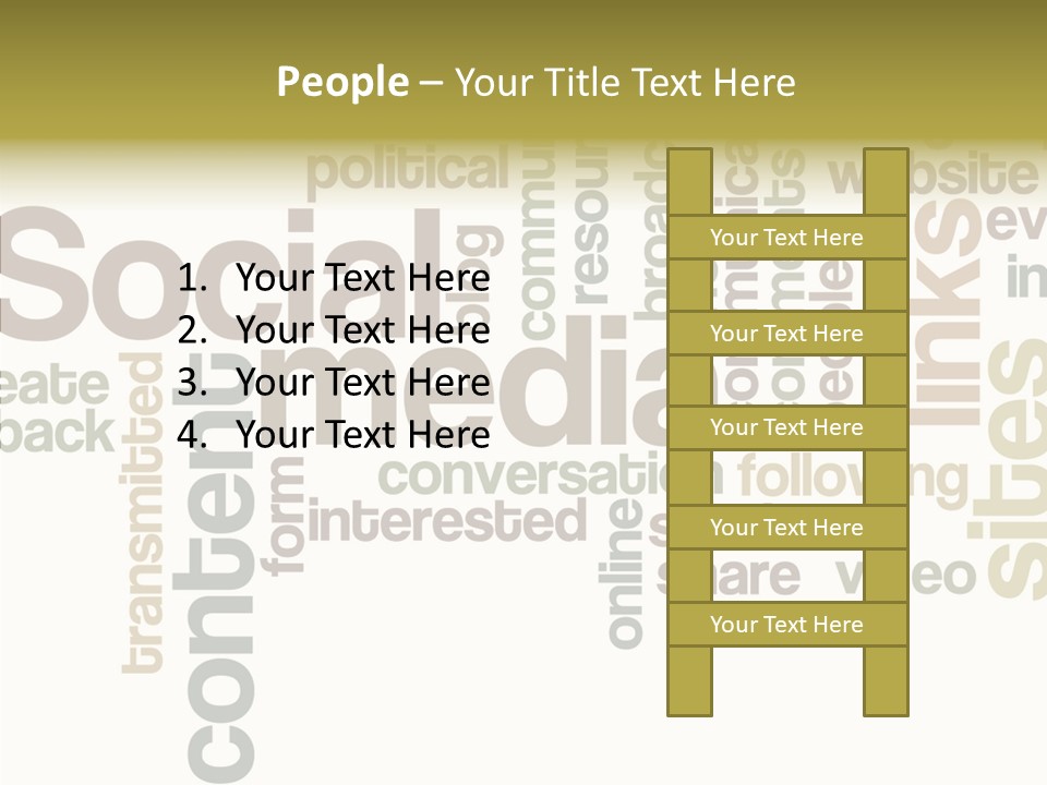 Elderly Young Elder PowerPoint Template