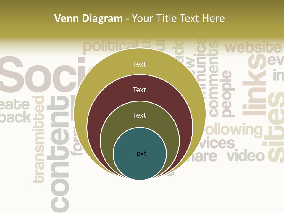 Elderly Young Elder PowerPoint Template
