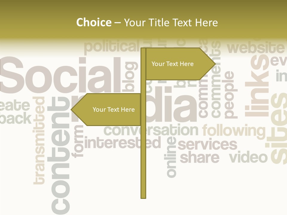 Elderly Young Elder PowerPoint Template