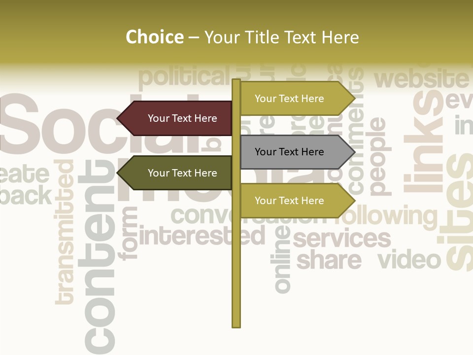 Elderly Young Elder PowerPoint Template