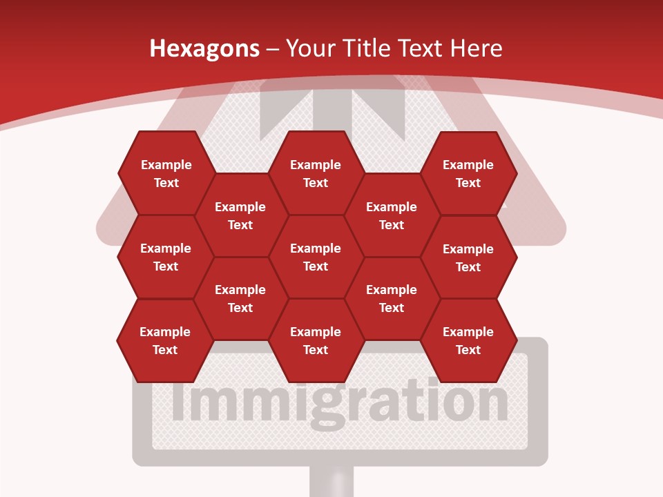 Elderly Touching White PowerPoint Template