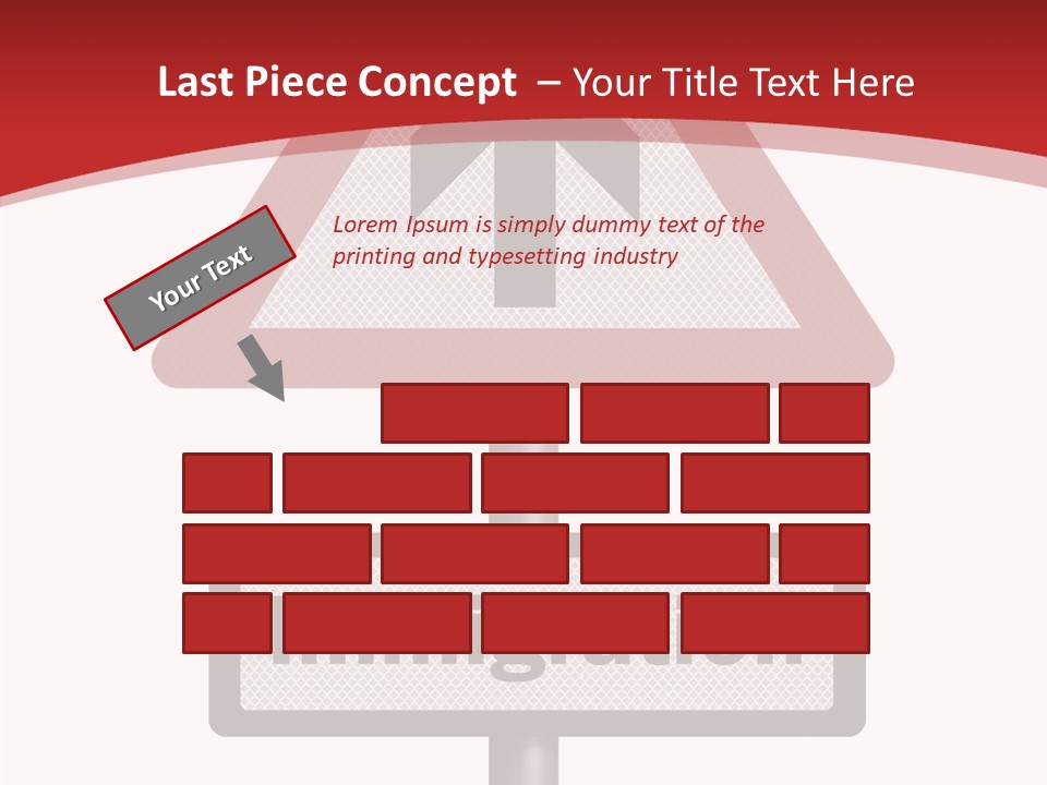 Elderly Touching White PowerPoint Template