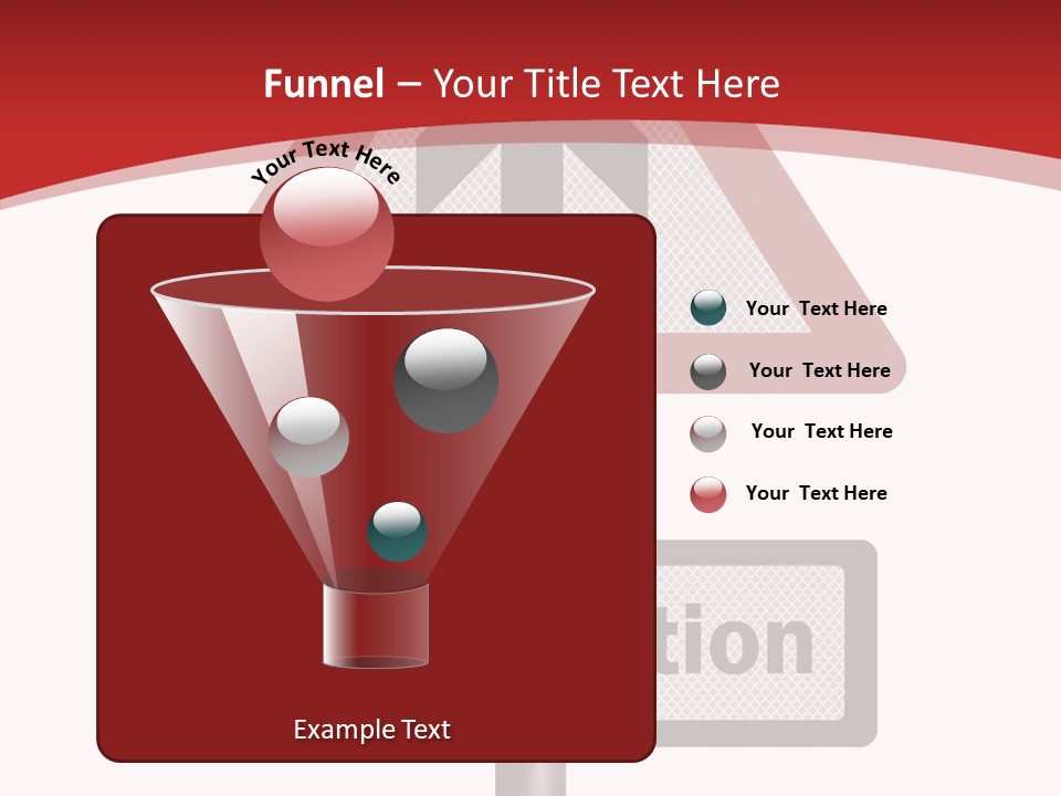 Elderly Touching White PowerPoint Template