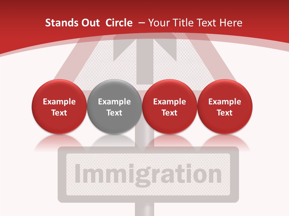 Elderly Touching White PowerPoint Template