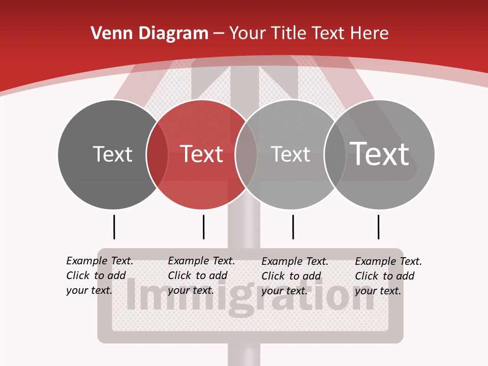 Elderly Touching White PowerPoint Template