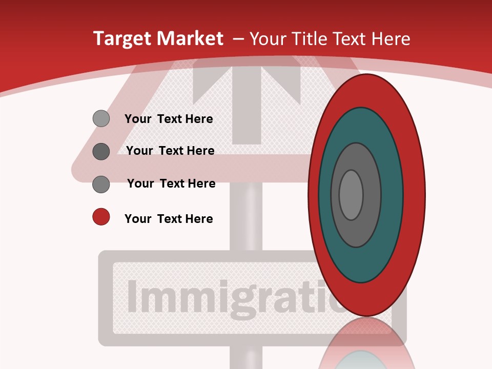 Elderly Touching White PowerPoint Template