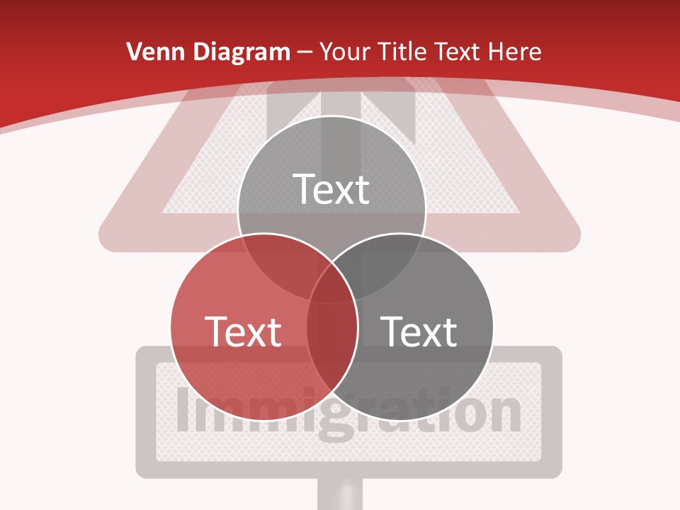 Elderly Touching White PowerPoint Template