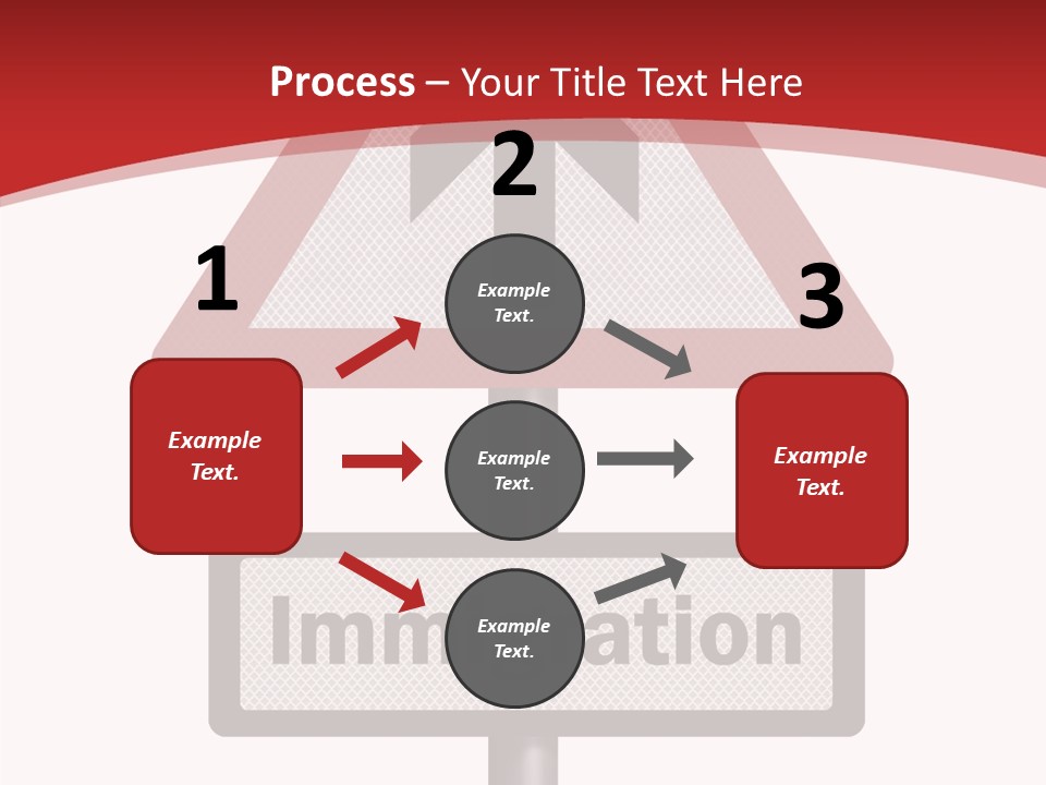 Elderly Touching White PowerPoint Template