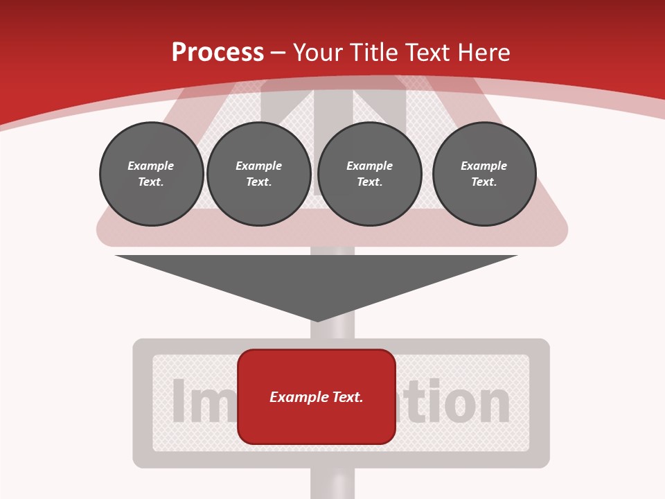 Elderly Touching White PowerPoint Template