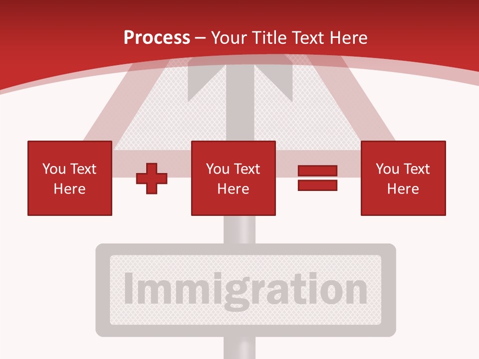 Elderly Touching White PowerPoint Template