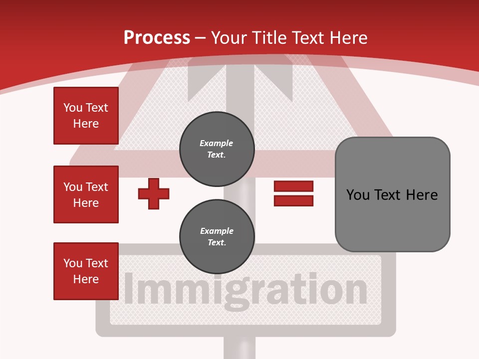 Elderly Touching White PowerPoint Template