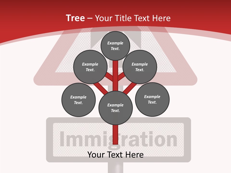 Elderly Touching White PowerPoint Template